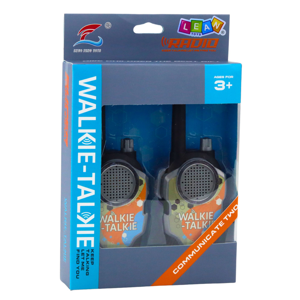 Dětské vysílačky Walkie Talkie LEAN Toys s dosahem 1 km pro děti od 3 let — V provozu