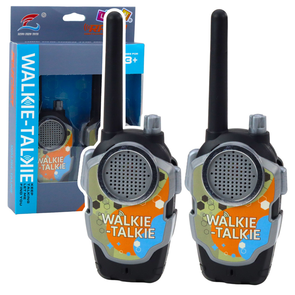 Dětské vysílačky Walkie Talkie LEAN Toys s dosahem 1 km pro děti od 3 let — Celkový pohled