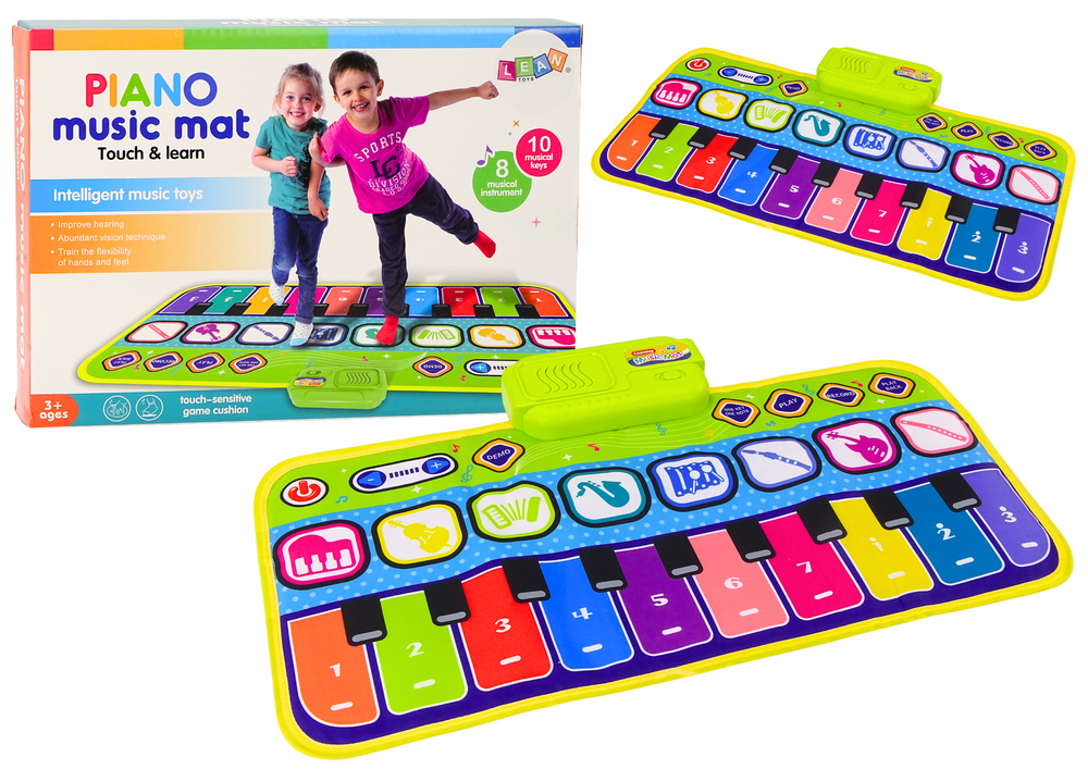 Interaktivní taneční podložka s pianem a nástroji 60cm x 30cm