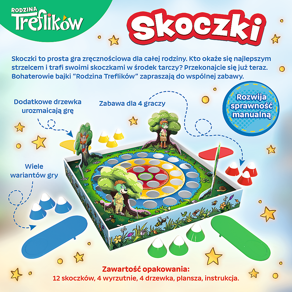 Rodinná hra treflíci 02820 - skákací hračka od trefl — V provozu