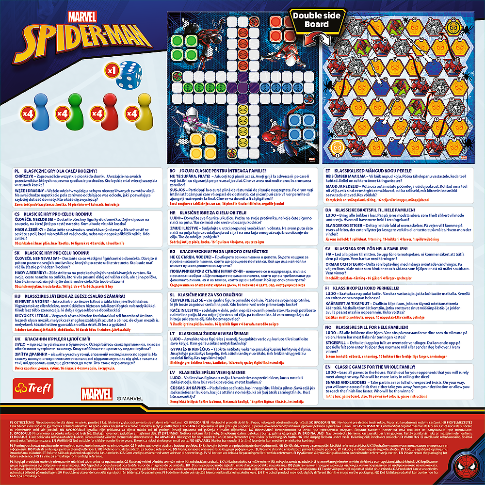 Společenská hra Trefl Gry Spidey Hero Quest — V provozu
