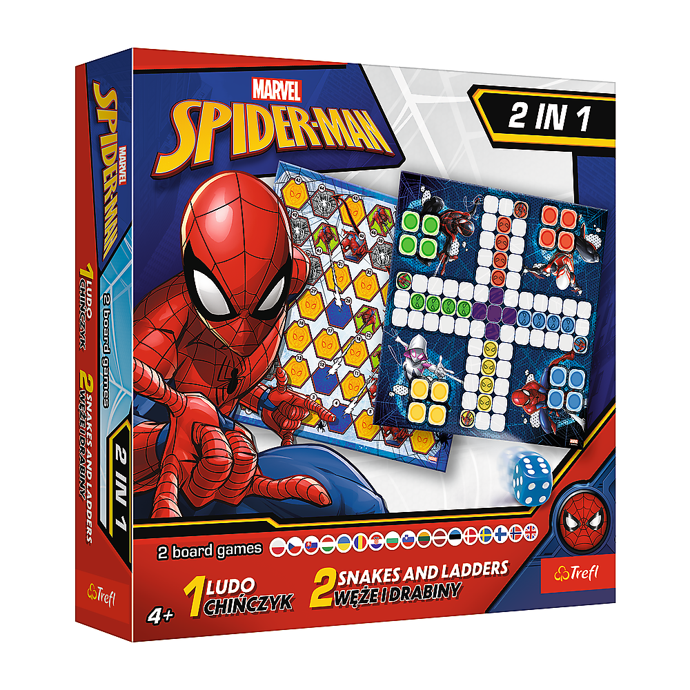Společenská hra Trefl Gry Spidey Hero Quest — Celkový pohled