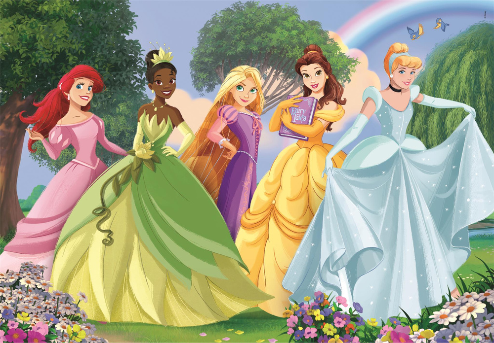 Clementoni Disney Princezny puzzle 180 dílků 48,5×33,5 cm — Detail