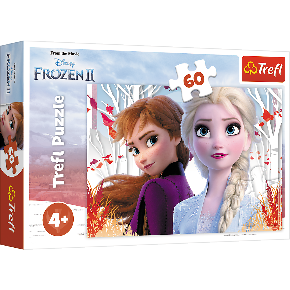 Puzzle – „60“ – Čarovný svet Anny a Elsy Trefl 17333