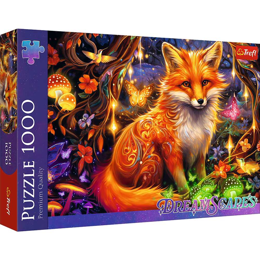 Puzzle Trefl Puzzle - 1000 dílů - Pohádková liška FSC Mix 70% — Celkový pohled