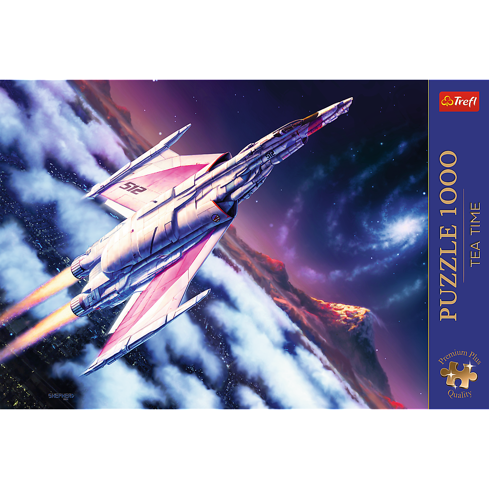 Puzzle Trefl Puzzle 1000 dílů - Let do vesmíru, Premium Plus kvalita — V provozu