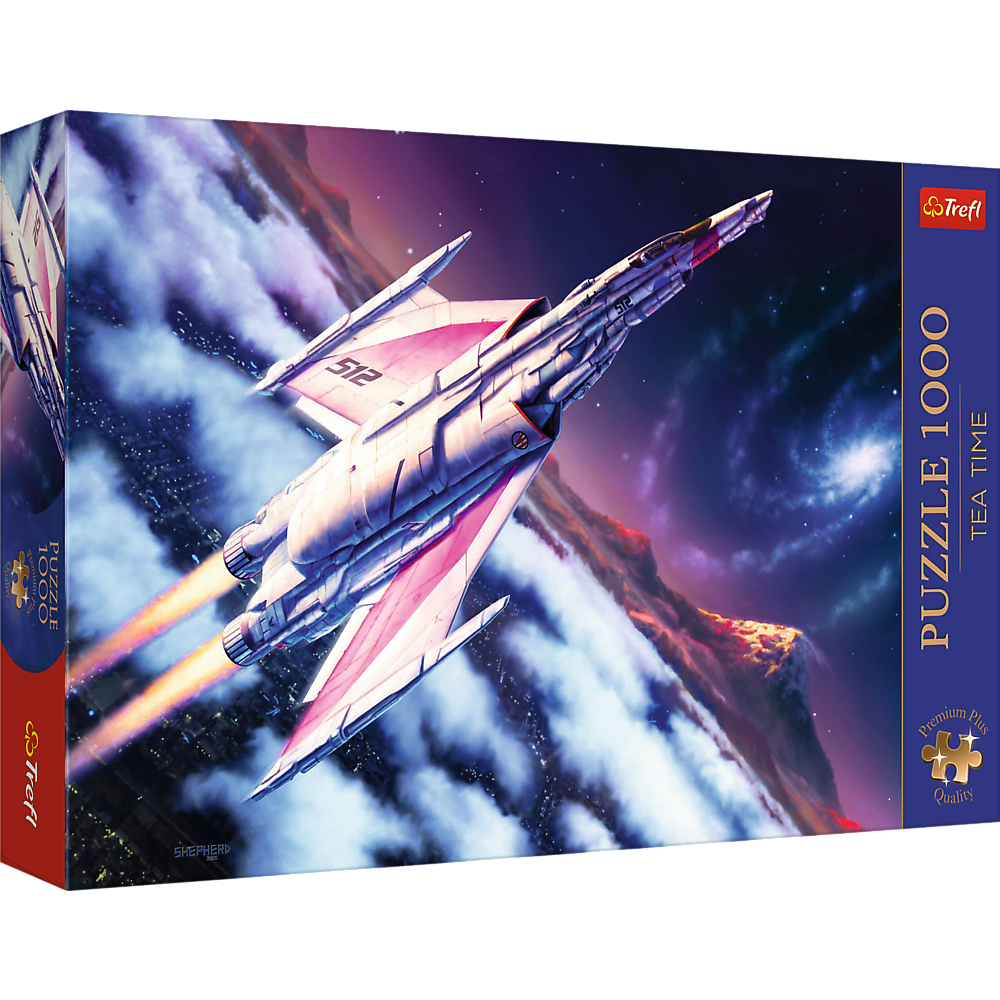 Puzzle Trefl Puzzle 1000 dílů - Let do vesmíru, Premium Plus kvalita — Celkový pohled