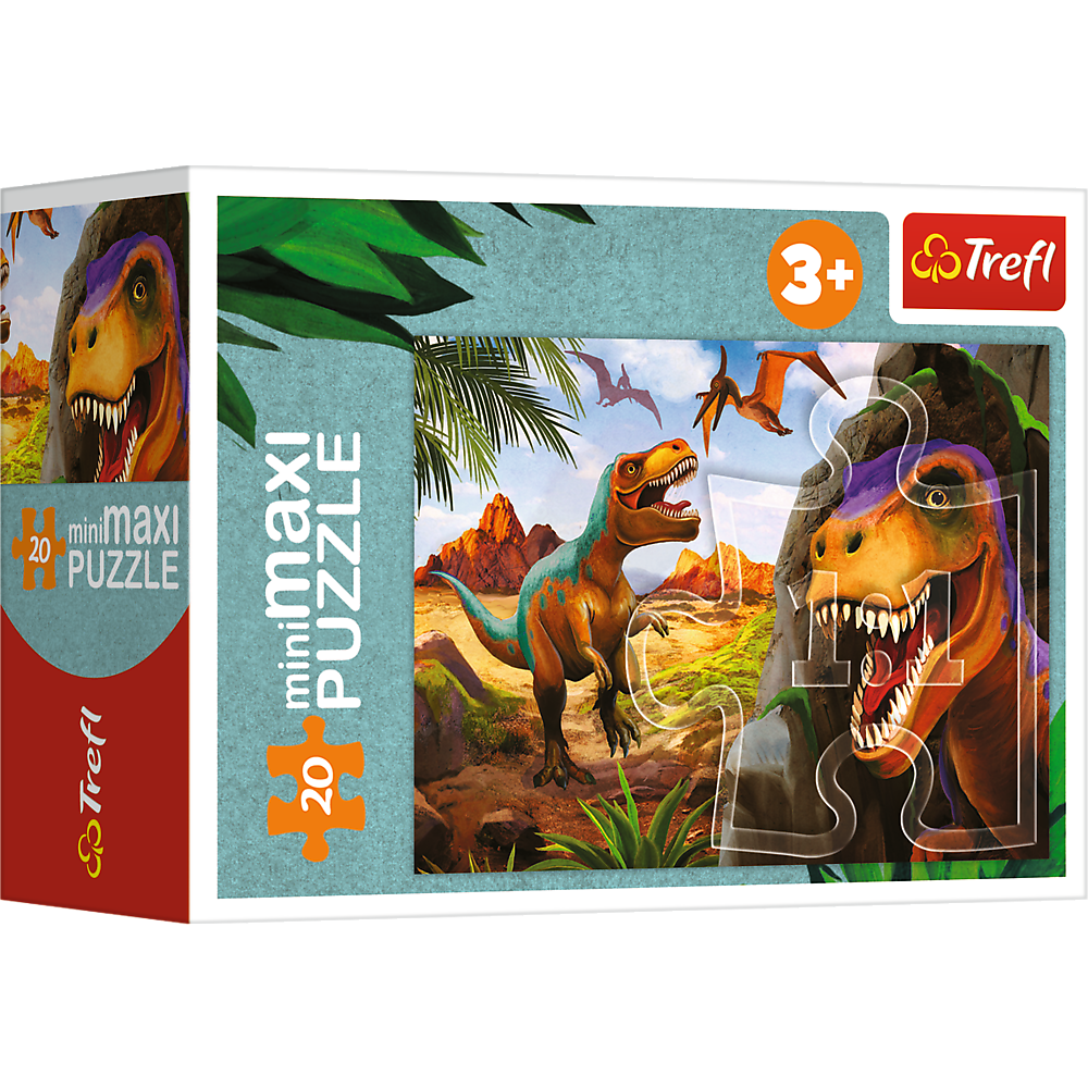 Puzzle miniMaxi Objevte svět dinosaurů TREFL 56036 — V provozu