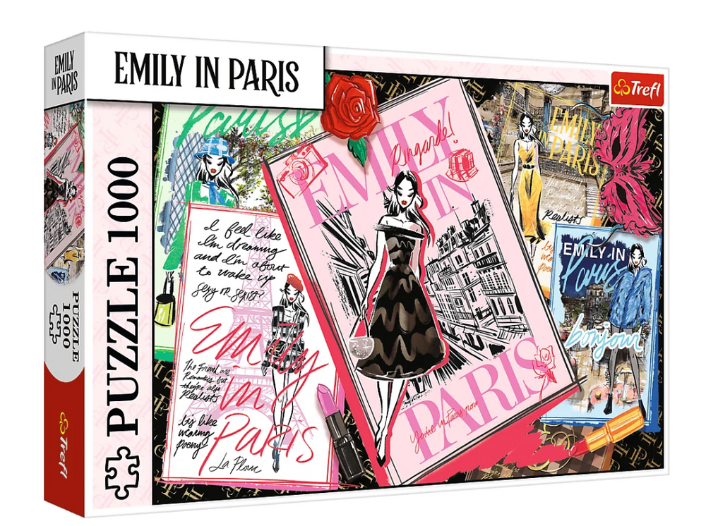 Puzzle 1000: Módny časopis Emily v Paríži – Trefl 10966
