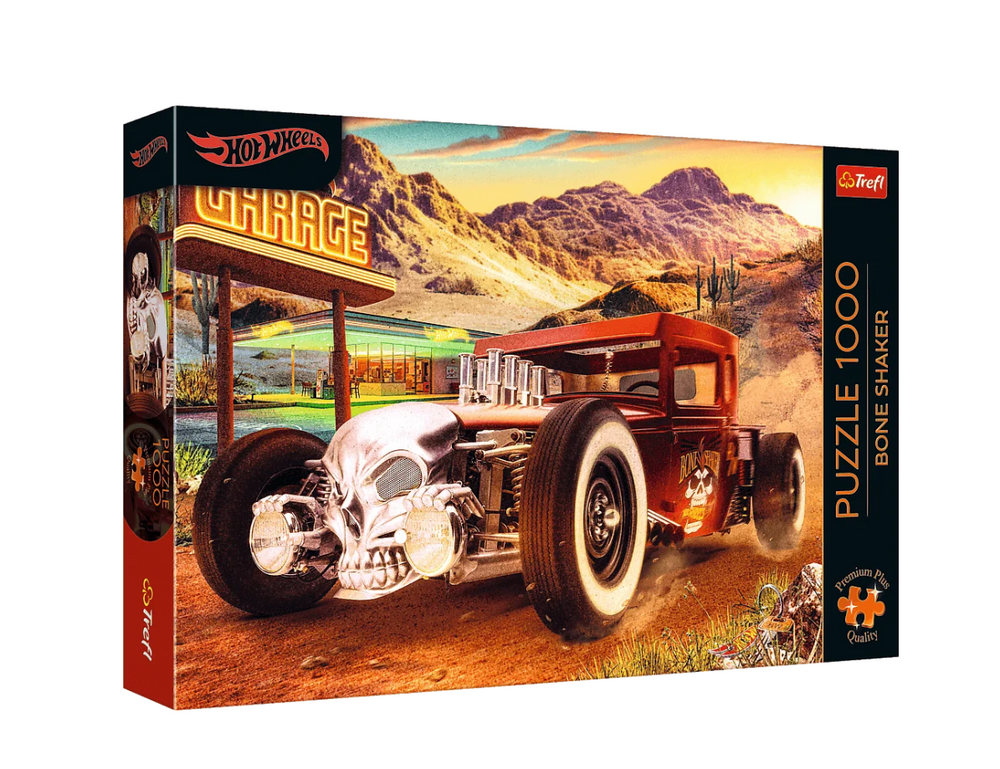Trefl Puzzle 1000 dielov Premium Plus – Hot Wheels Bone Shaker 12091