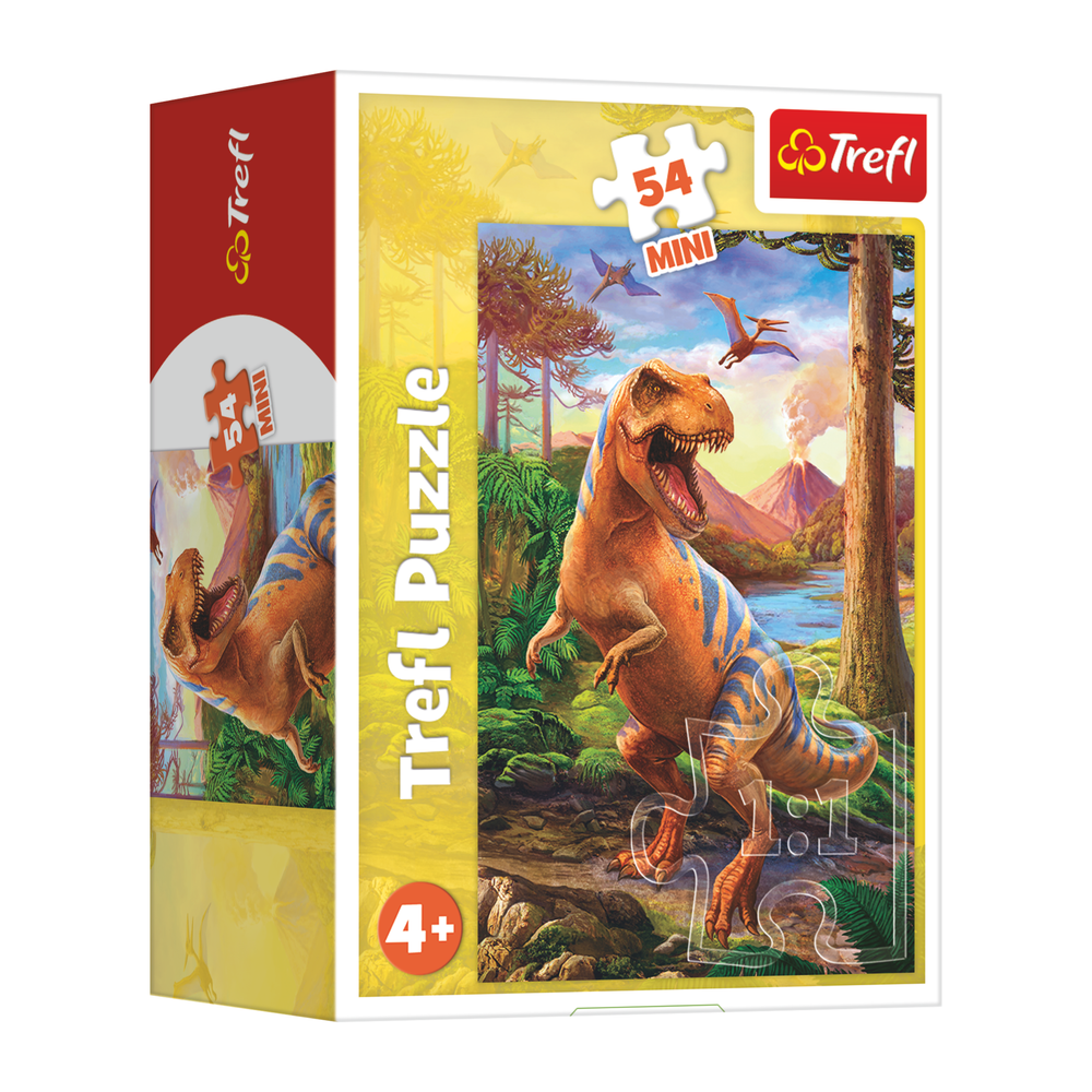 Trefl Puzzle Mini puzzle 54 dílků Neuvěřitelní dinosauři 3 (náhodný motiv) — V provozu