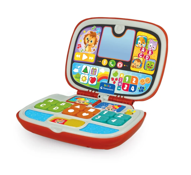 Interaktivní laptop Kacperek Clementoni pro hru a učení — Detail