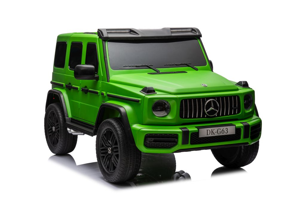 Elektrické autíčko Mercedes G63 XXL 24 V, zelené – 4 motory po 200 W, diaľkové ovládanie, MP4 LCD
