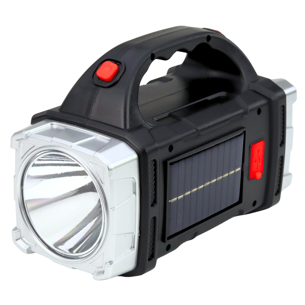 Solární LED svítilna LEAN HB 1678 s výdrží 5–8 hodin a odolným ABS obalem — Detail