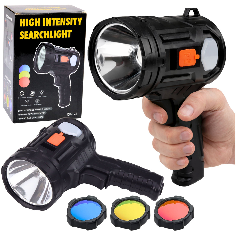 Solárna LED svietidlo s 6 režimami a powerbankou, vymeniteľné filtre, 19 cm, vodovzdorné