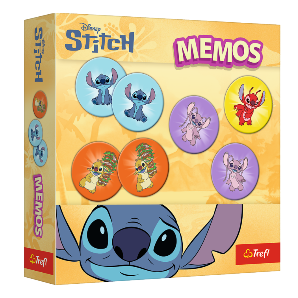 Pamäťová hra Trefl Memos Lilo a Stitch (02899) pre deti