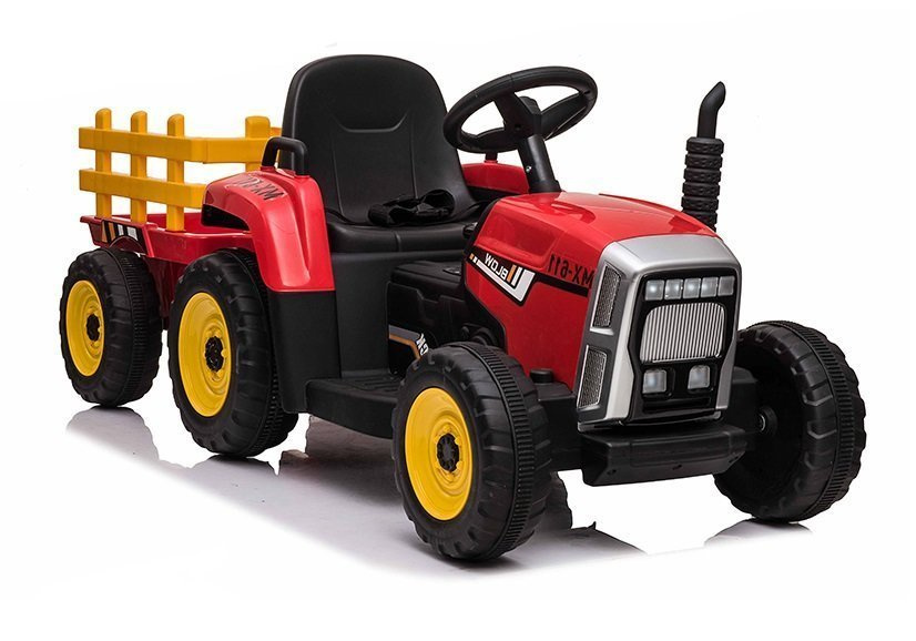 Elektrický traktor LEAN Toys XMX611 červený 2x45W 12V7Ah — Celkový pohled