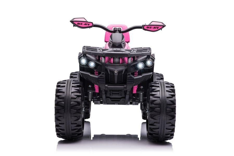 Dětská elektrická čtyřkolka LEAN Toys QLS-3288 růžová 12V10Ah 4x45W — Celkový pohled