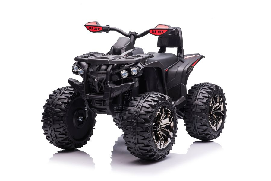 Dětská elektrická čtyřkolka LEAN Toys QLS-3288 Černá 4x45W 12V10Ah 112 cm — V provozu