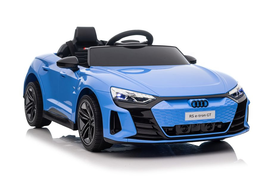 Elektrické autíčko na akumulátor Audi E-Tron GT, modré, QLS-6688, 12 V, 7 Ah, s diaľkovým ovládaním, LEAN Toys