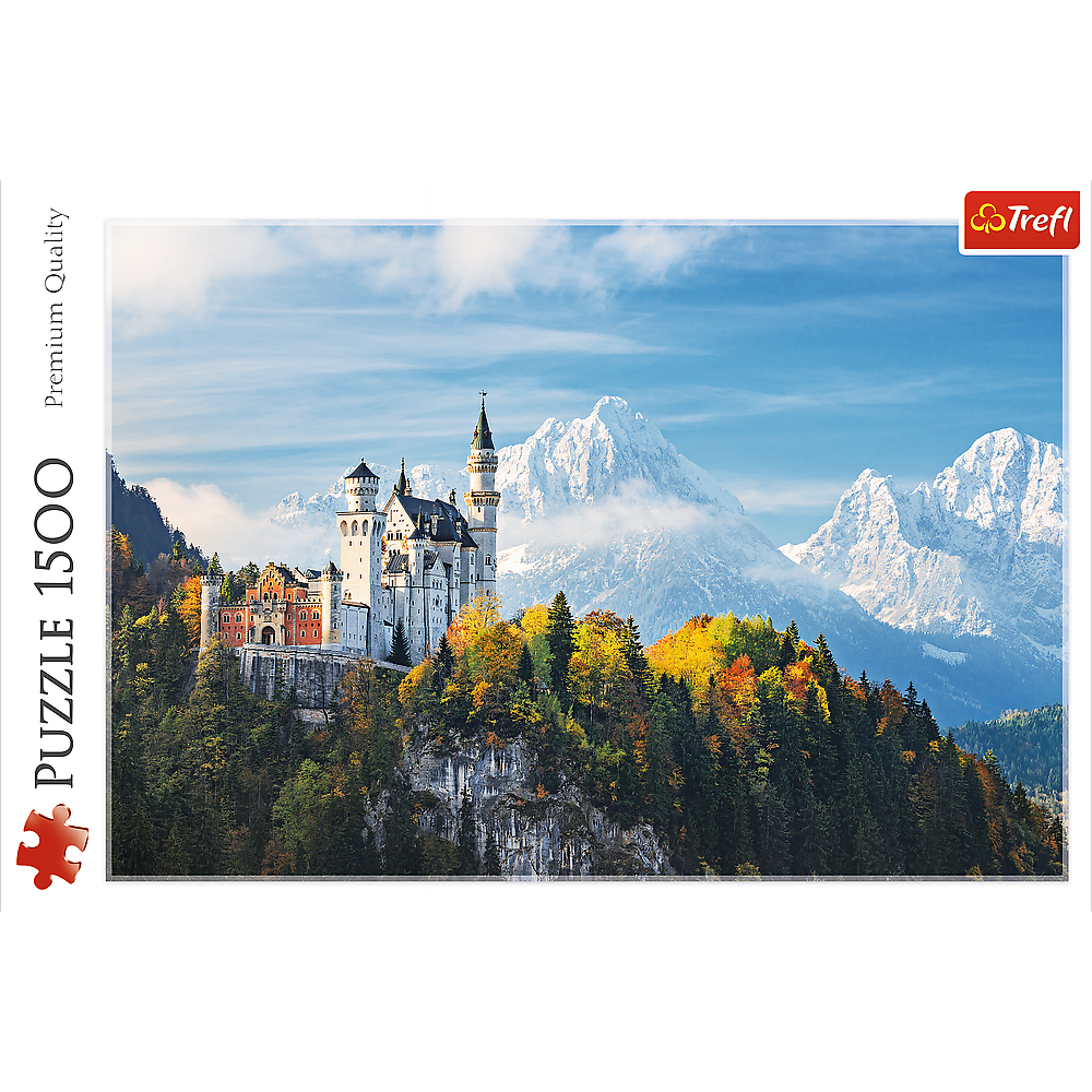 Puzzle 1500 - Bavorská Alpy / 500 px 26133 — V provozu