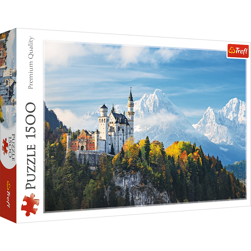 Puzzle 1500 - Bavorská Alpy / 500 px 26133 — Celkový pohled
