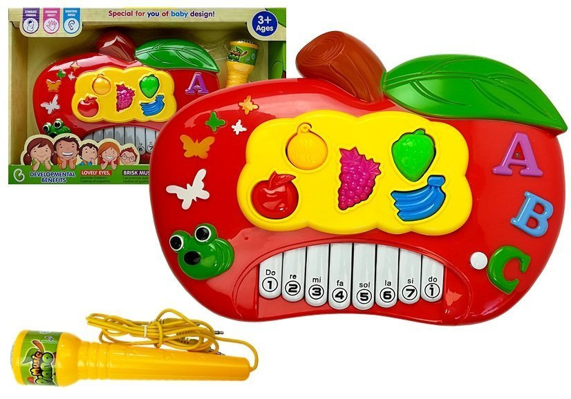 Elektronické Pianinko LEAN Toys s Propojením na Telefon — Celkový pohled