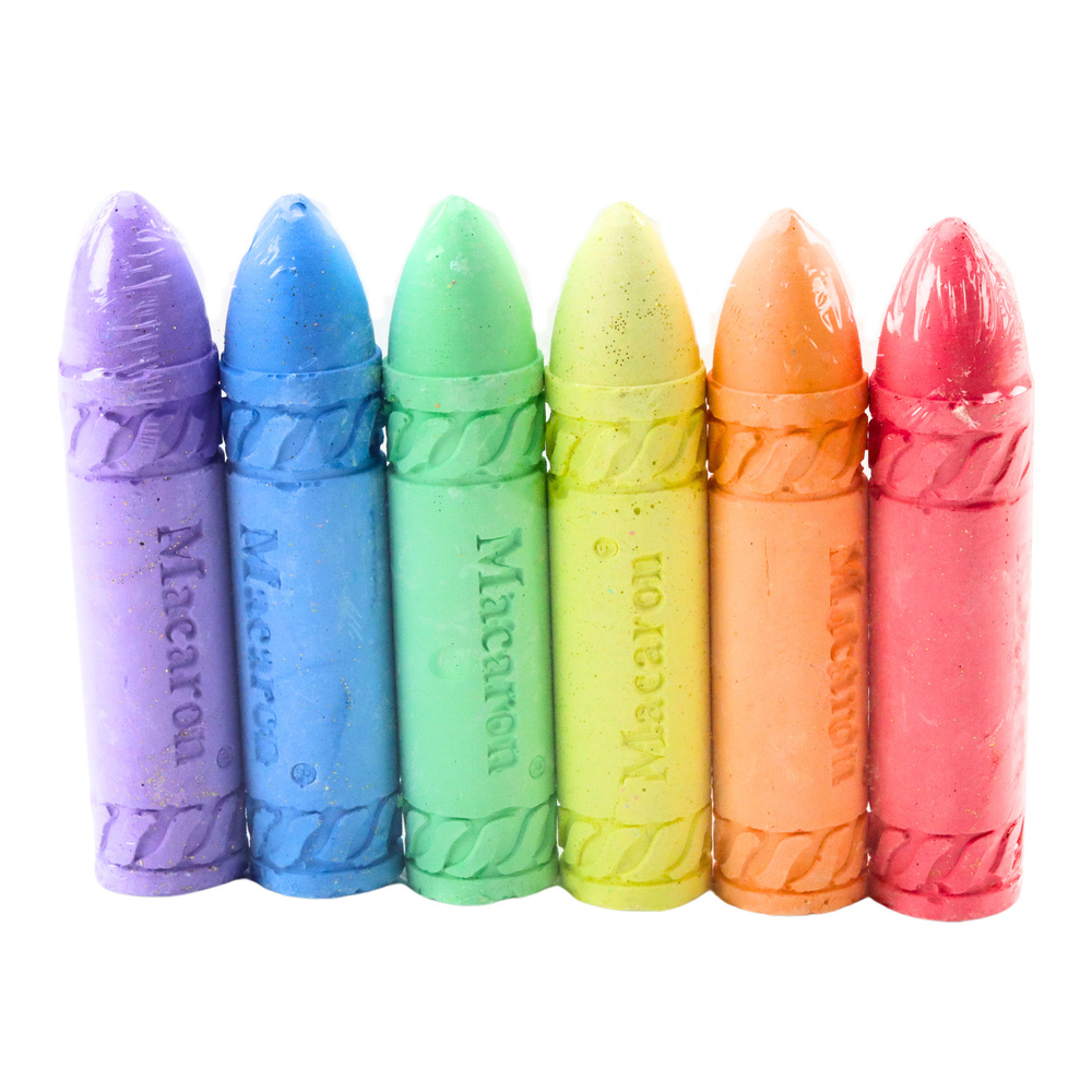 Neonová křídová souprava 6 ks, LEAN Toys, pro děti od 3 let — Detail křídla
