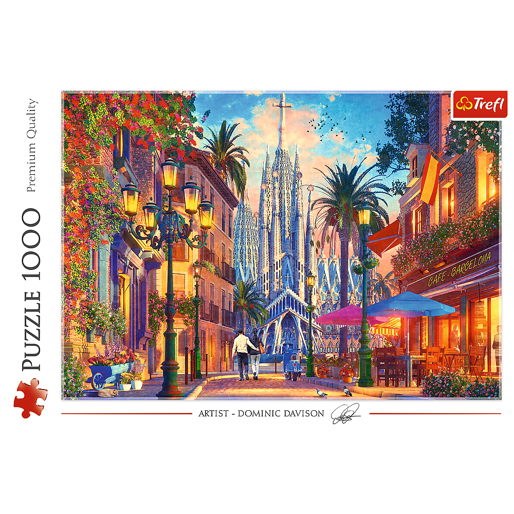 Puzzle Trefl Puzzle Barcelona, Španělsko 1500 dílů — V provozu