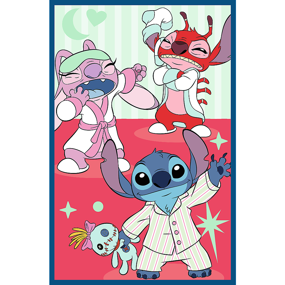 Puzzle 3x80 Svět Stitche Trefl Puzzle — V provozu