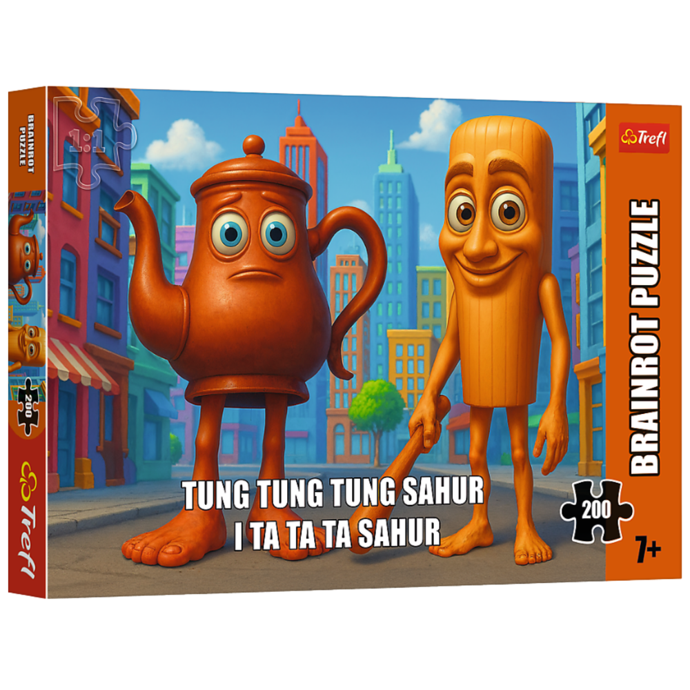 Puzzle Trefl BrainRots Tung Tung Sahur, 200 dielov (13364)