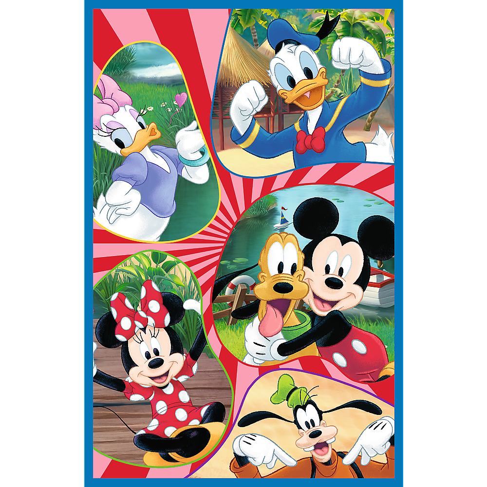 Skládačka Trefl Puzzle 3x80 Myšky Mickey 28x28 cm — V provozu