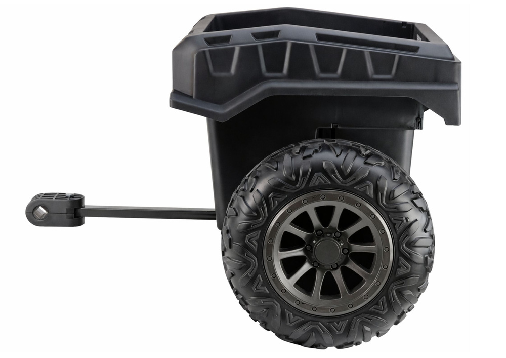 Dvoukolový přívěs LEAN CARS, černý pro dětská vozidla na akumulátor — Detail