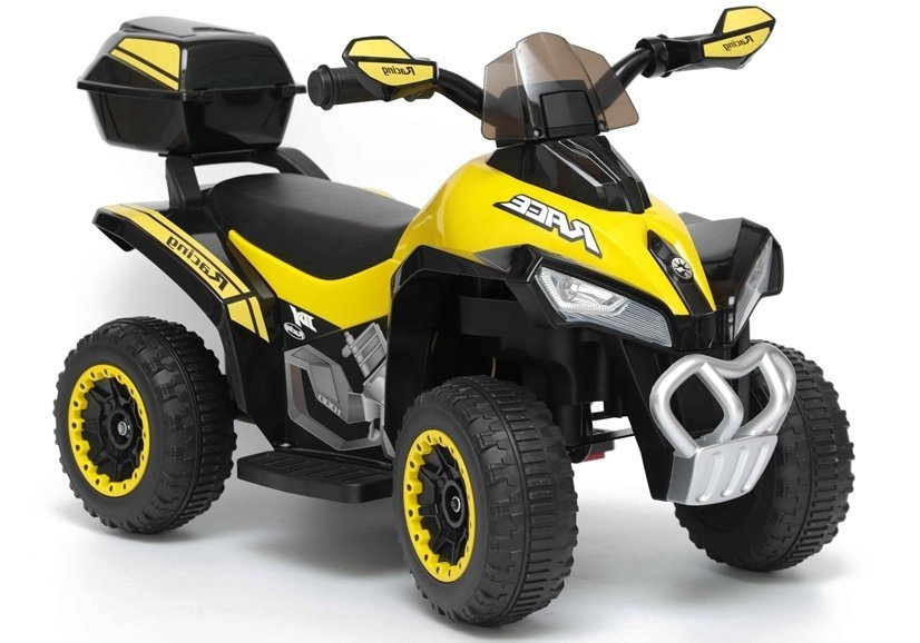 Elektrický dětský čtyřkolka LEAN CARS žlutý Quad GTS1188-A — Celkový pohled