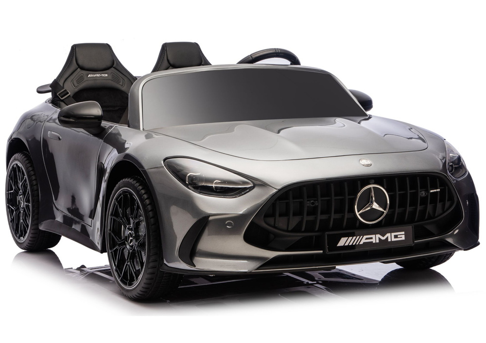 Detské elektrické auto Mercedes GT63 AMG 24 V, 4× 200 W motory, kolesá z EVA, sivý lak