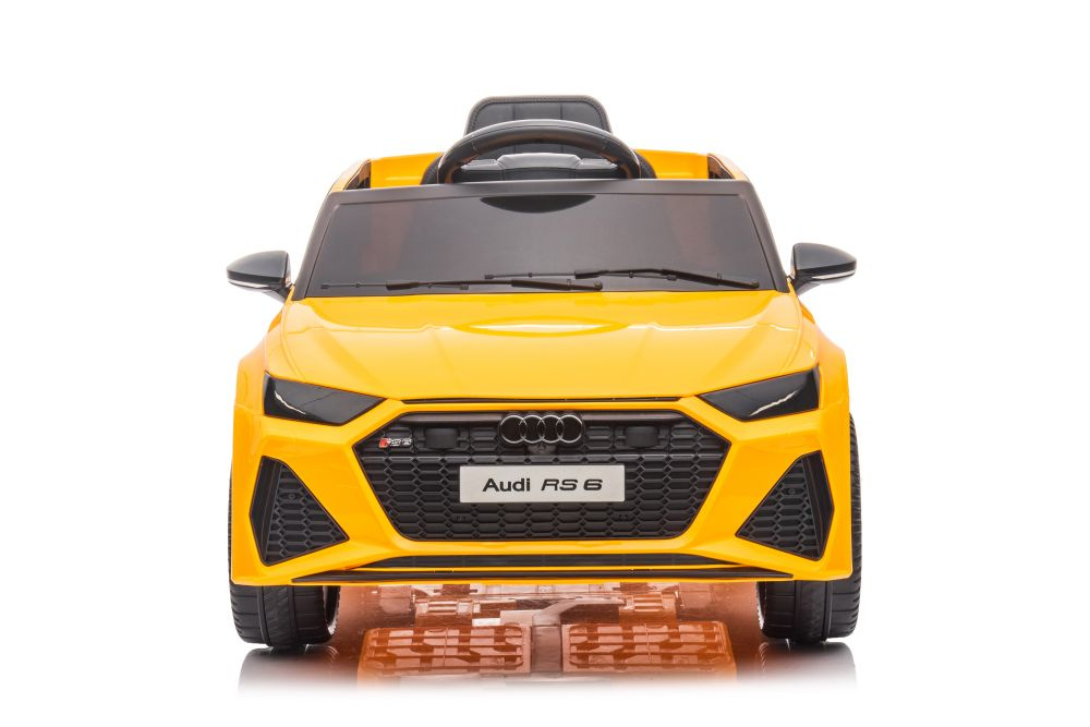 Elektrické vozítko Audi RS6 BRD-2118 žluté - 2x45W motory, dálkové ovládání, MP3