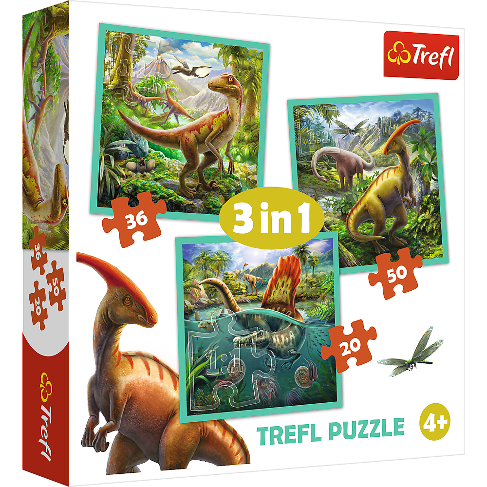 Puzzle Trefl Puzzle 20/36/50 dílů pro děti od 3 let — Celkový pohled
