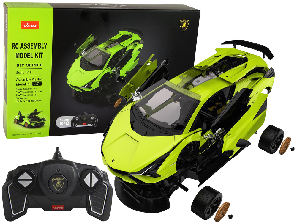 Stavebnice Auto R/C 1:18 Lamborghini Sian FKP 37 Rastar