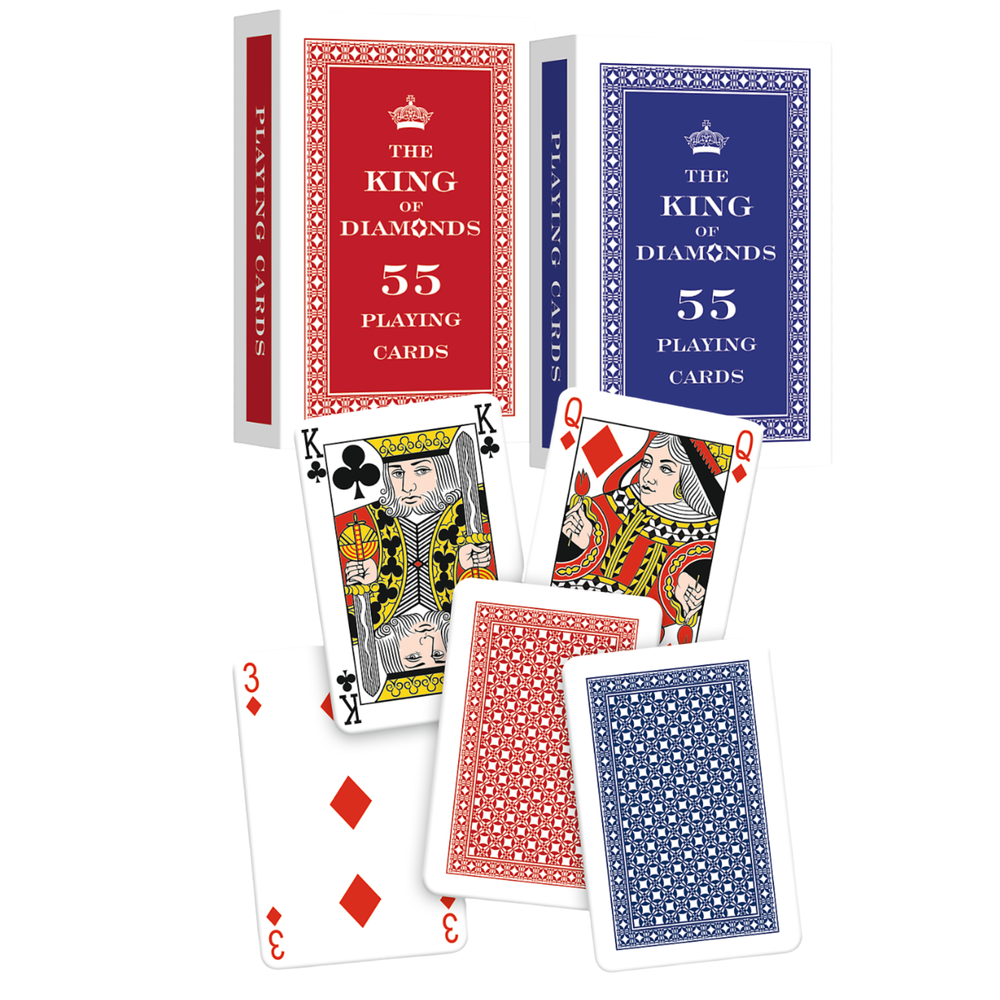 Hrací karty Trefl Gry The King of Diamonds 55 ks, 6 x 9 cm — V provozu