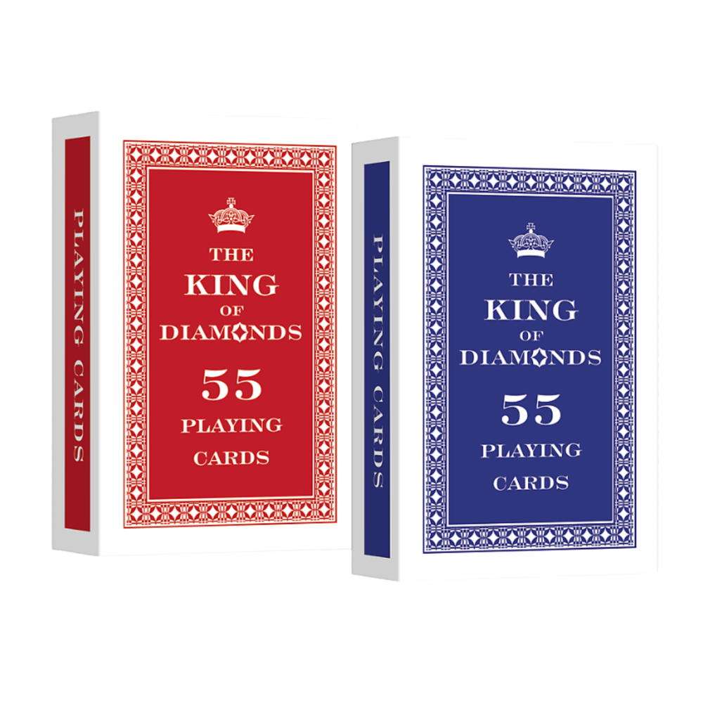 Hrací karty Trefl Gry The King of Diamonds 55 ks, 6 x 9 cm — Celkový pohled