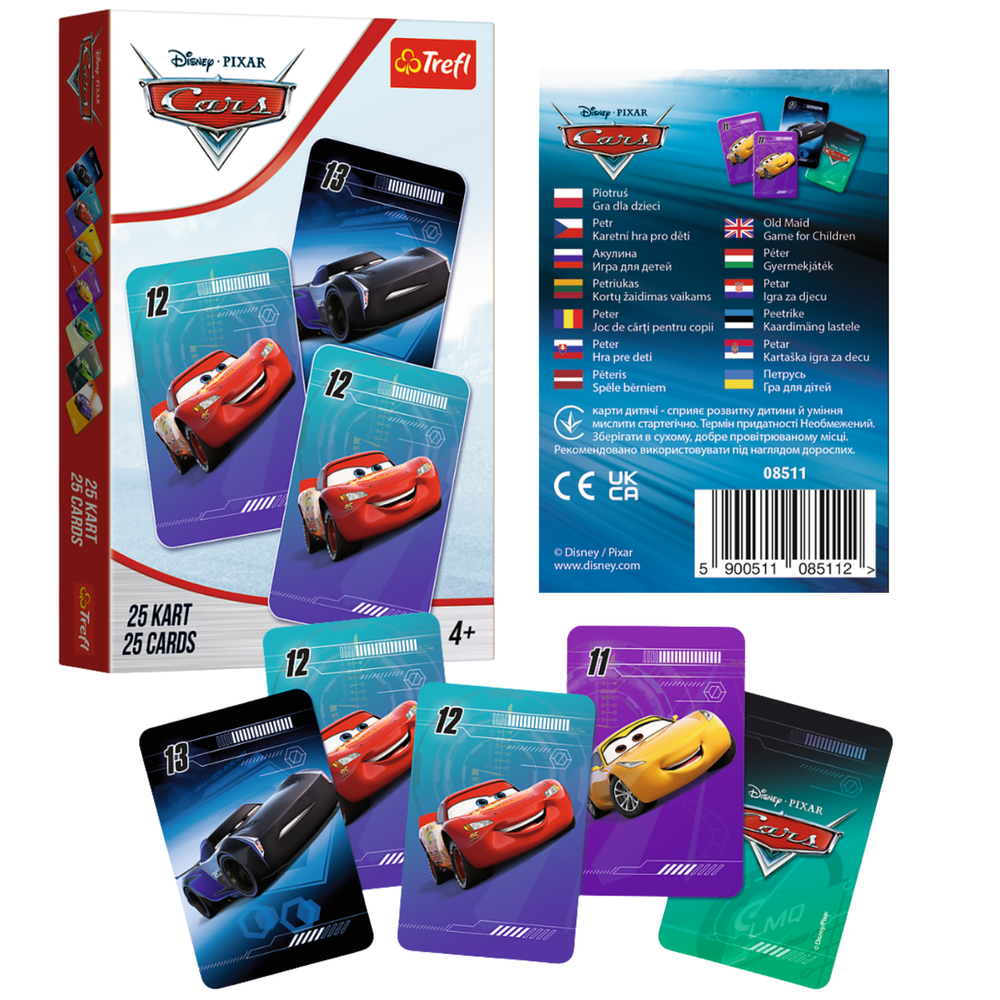 Karetní hra Černý Petr Disney Cars Trefl Gry — V provozu