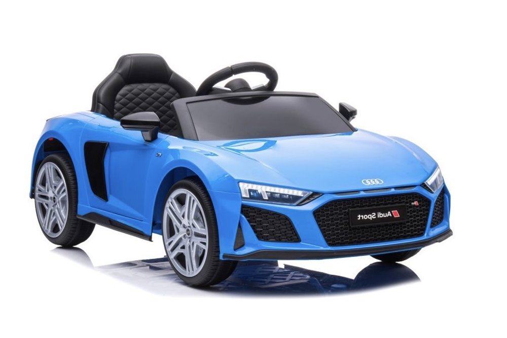 Detské elektrické auto Audi R8 Lift A300, modré, s diaľkovým ovládaním – 2 motory po 45 W, 12 V batéria, nosnosť 30 kg
