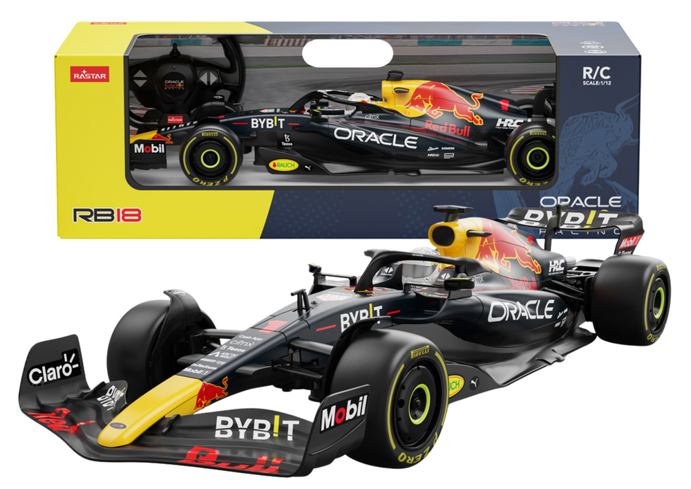 Dálkově ovládané auto Rastar 1:12 Red Bull RB181 F1 Modrá
