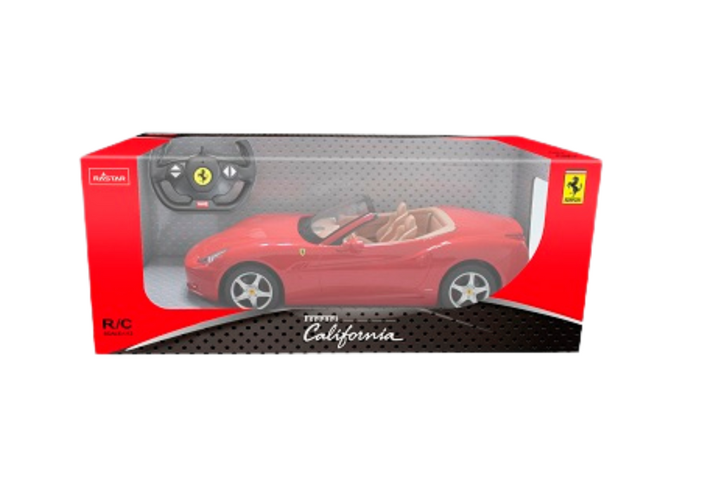Dálkově ovládané auto LEAN Toys Ferrari California červené — V provozu