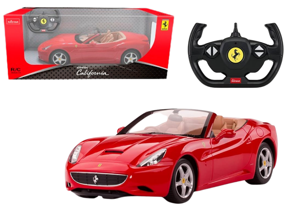 R/C športové Ferrari California 1:24 červené diaľkovo ovládané auto