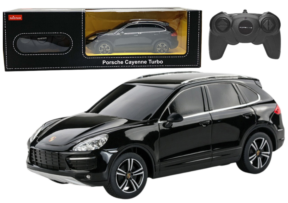 RC Auto 1:24 Rastar Porsche Cayenne Turbo Černé