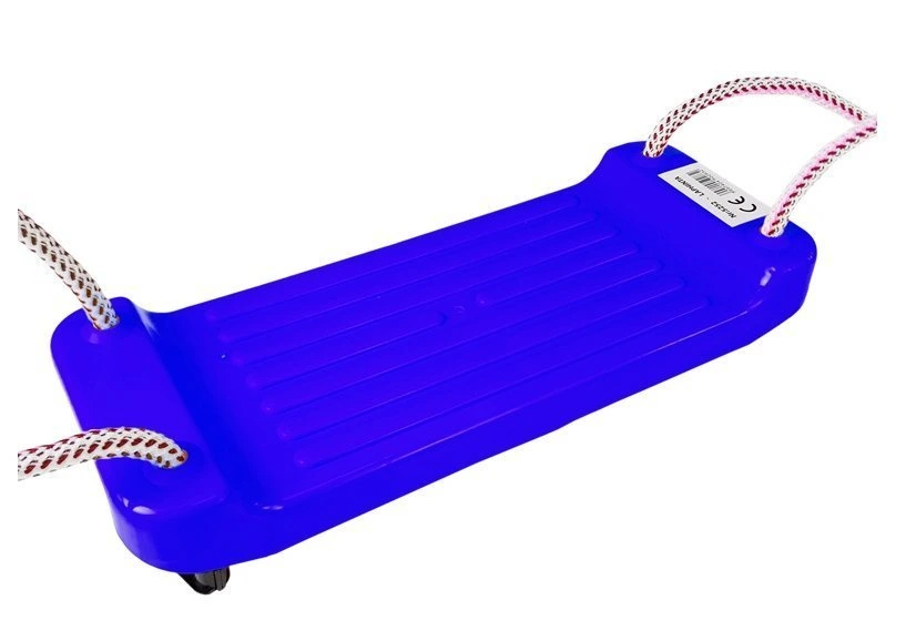 Plastová závěsná houpačka LEAN Toys modrá deska pro děti od 3 let — Detail