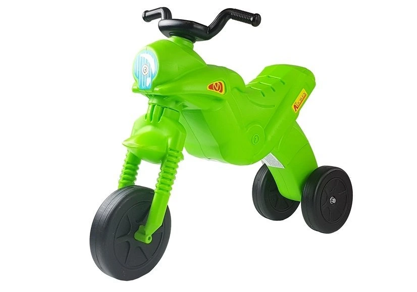 Tříkolové odrážedlo LEAN Toys Enduro zelené 5045 — Detail