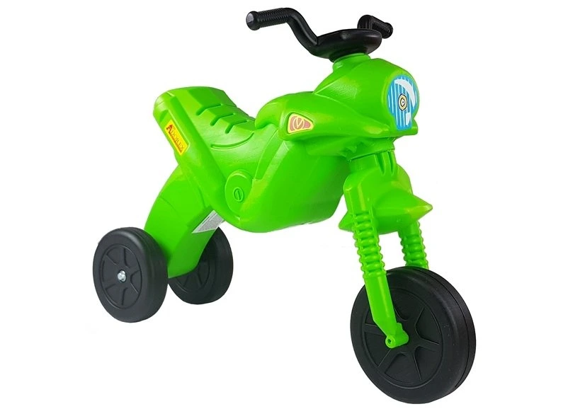 Tříkolové odrážedlo LEAN Toys Enduro zelené 5045 — Celkový pohled