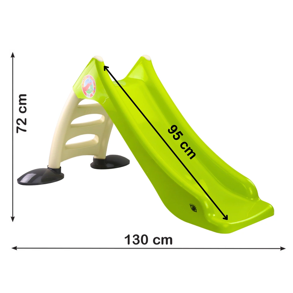 Zahradní Skluzavka Dorex 120 cm, 3-stupňová Drabinka, Bezpečná pro Děti — Detail